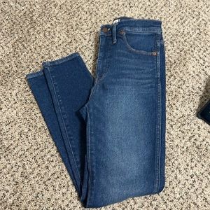 Madewell 10” High Rise skinny Jean size 29